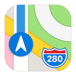 Apple Maps Icon - Lokale Branchenbucheinträge