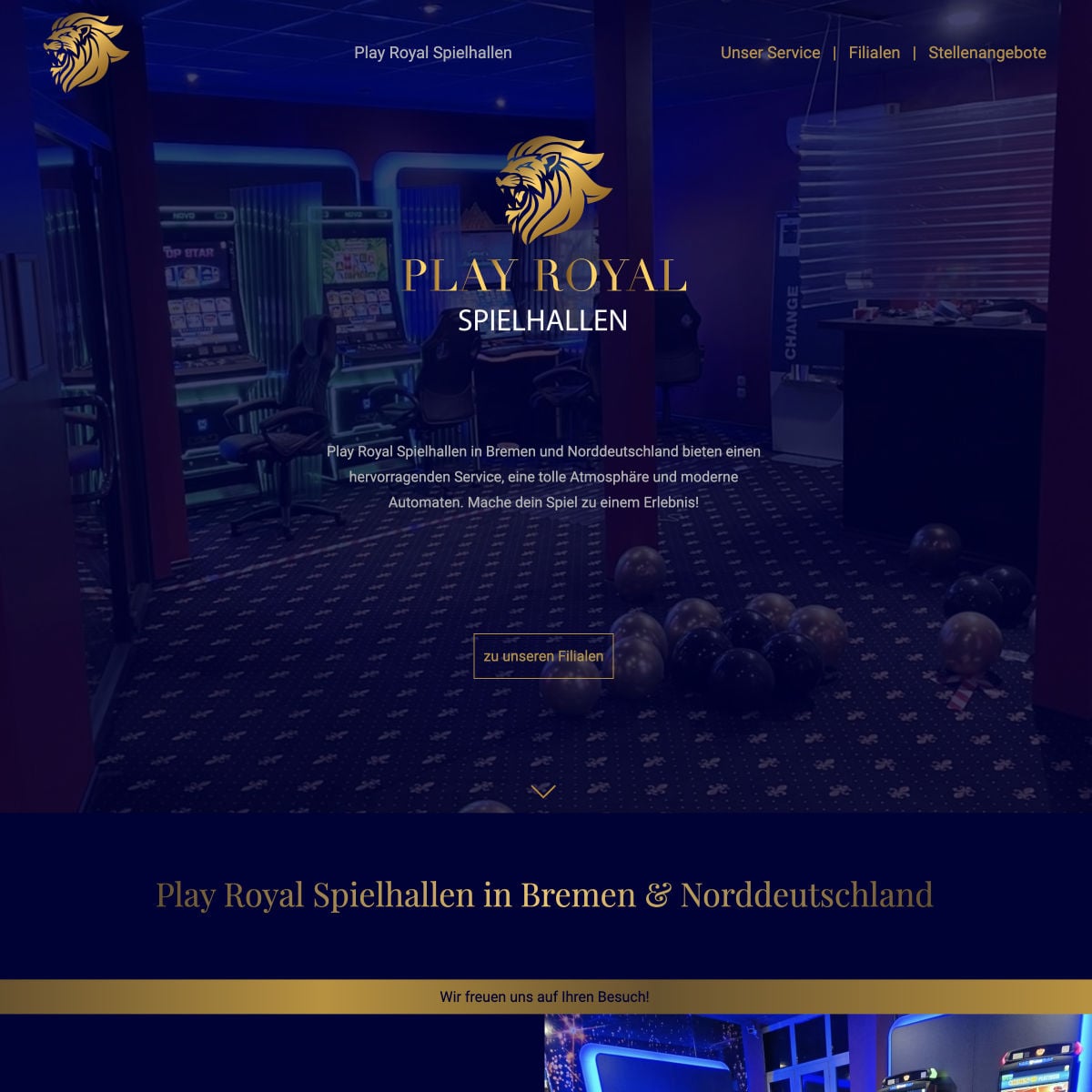 Referenz Website Play Royal