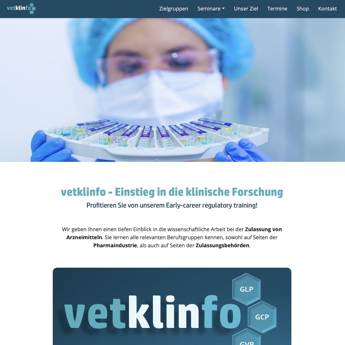 Homepage Referenz vom Webdesigner aus Leipzig: Vetklinfo